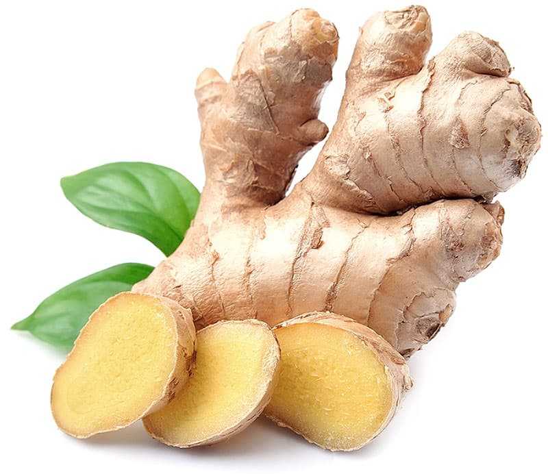 Fresh ginger roots